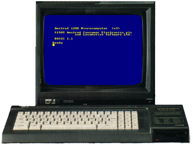 Amstrad CPC 6128 and CRT