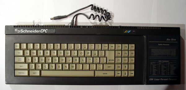 German Amstrad CPC6128 keyboard